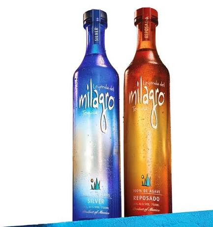 Milagro Silver and Reposado tequila bottles from the supplied photograph